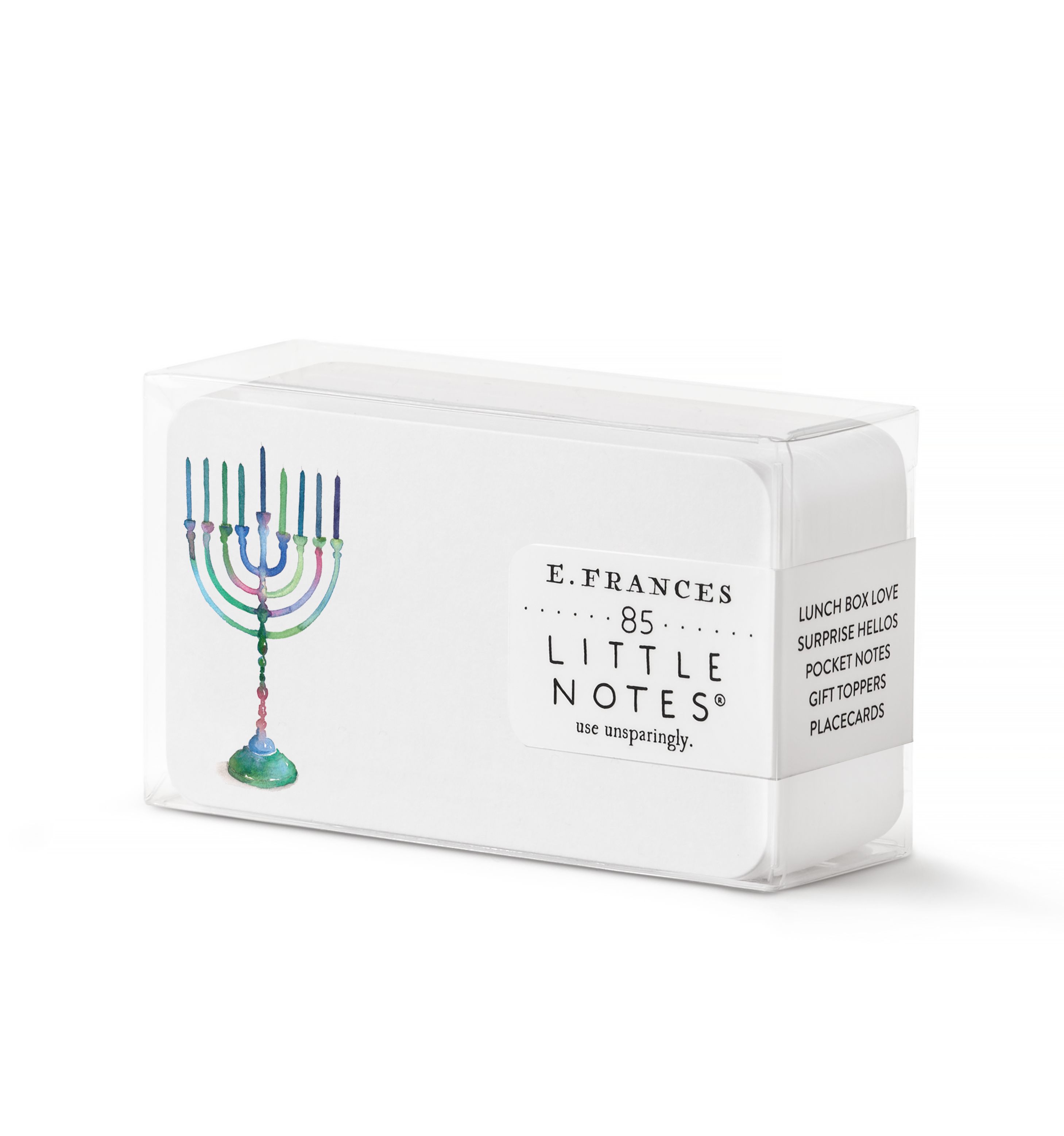 Place Cards, Menorah - E. Frances Paper (85 cards, 3.5in x 2.5in)