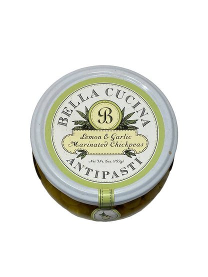 Lemon & Garlic Chickpeas Antipasti - Bella Cucina (6oz / 170g)