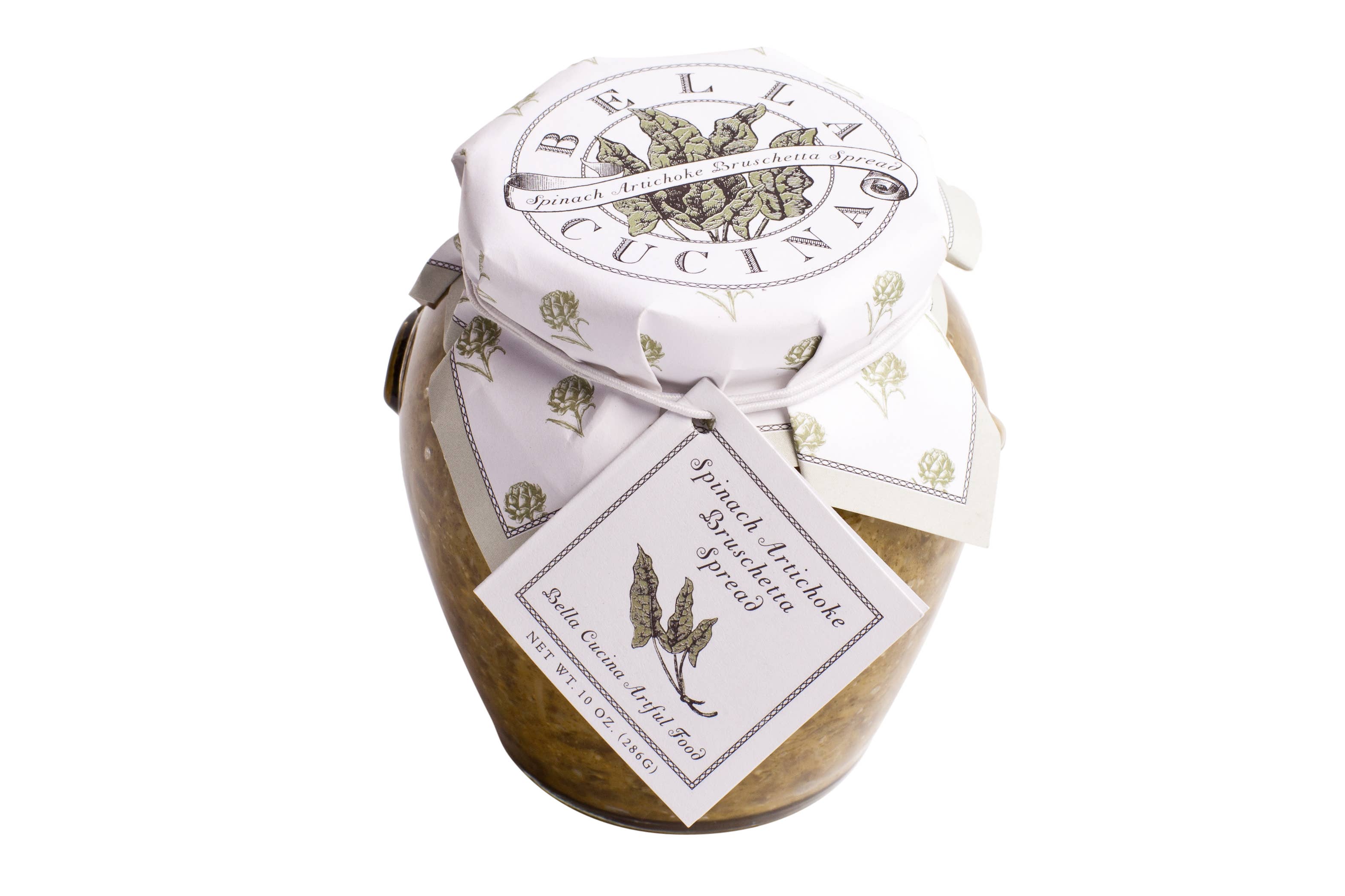 Spinach Artichoke Bruschetta Spread - Bella Cucina (10oz / 285g)