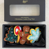 Christmas Cookie Dog Toys (Boxed Set of 4) - The Foggy Dog (4in)