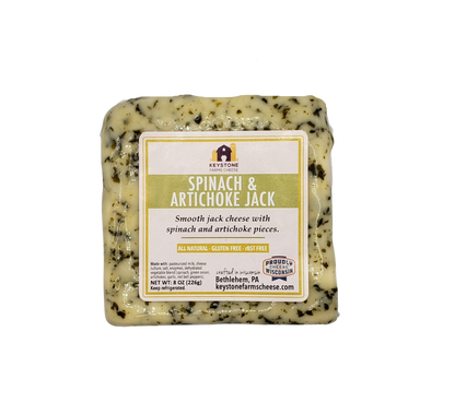 Spinach & Artichoke Jack Cheese - Keystone Farms (7oz / 200g)
