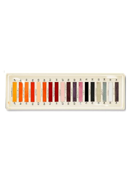 Paint Palette Decoupage Glass Tray (6in x 12in)
