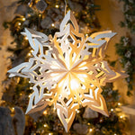 Sullivans Home Decor - LARGE HANGING PAPER SNOWFLAKE