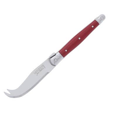 Mini Cheese Knife, Red - Jean Dubost Laguiole