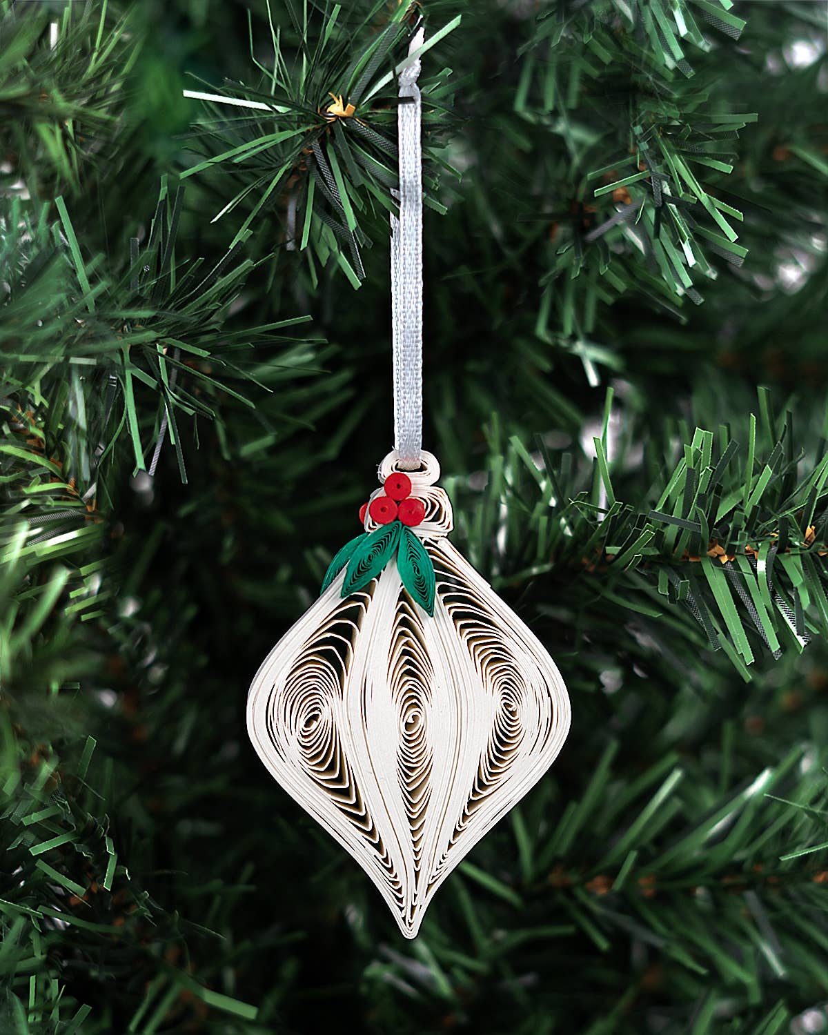 Ornament, Quilled Christmas Ornaments Box Set - Quilling Card