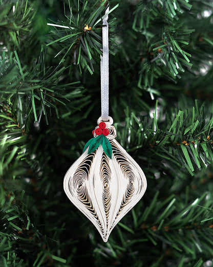 Ornament, Quilled Christmas Ornaments Box Set - Quilling Card