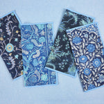 Mughal Dinner Napkins, Set of 4 - Siren Song (20in sq)