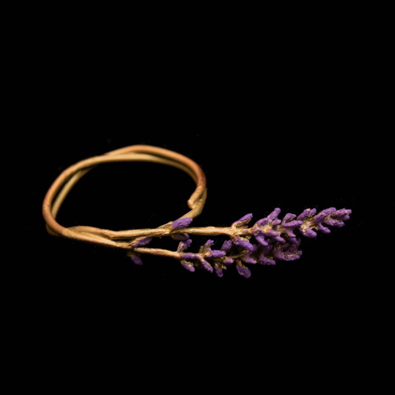 Lavender Napkin Rings (Set of 4) - Michael Michaud (2-inch dia)