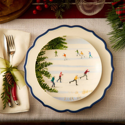 Winter Wonderland Plates, Felix Doolittle (Set of 4) - Caskata (8.5in)