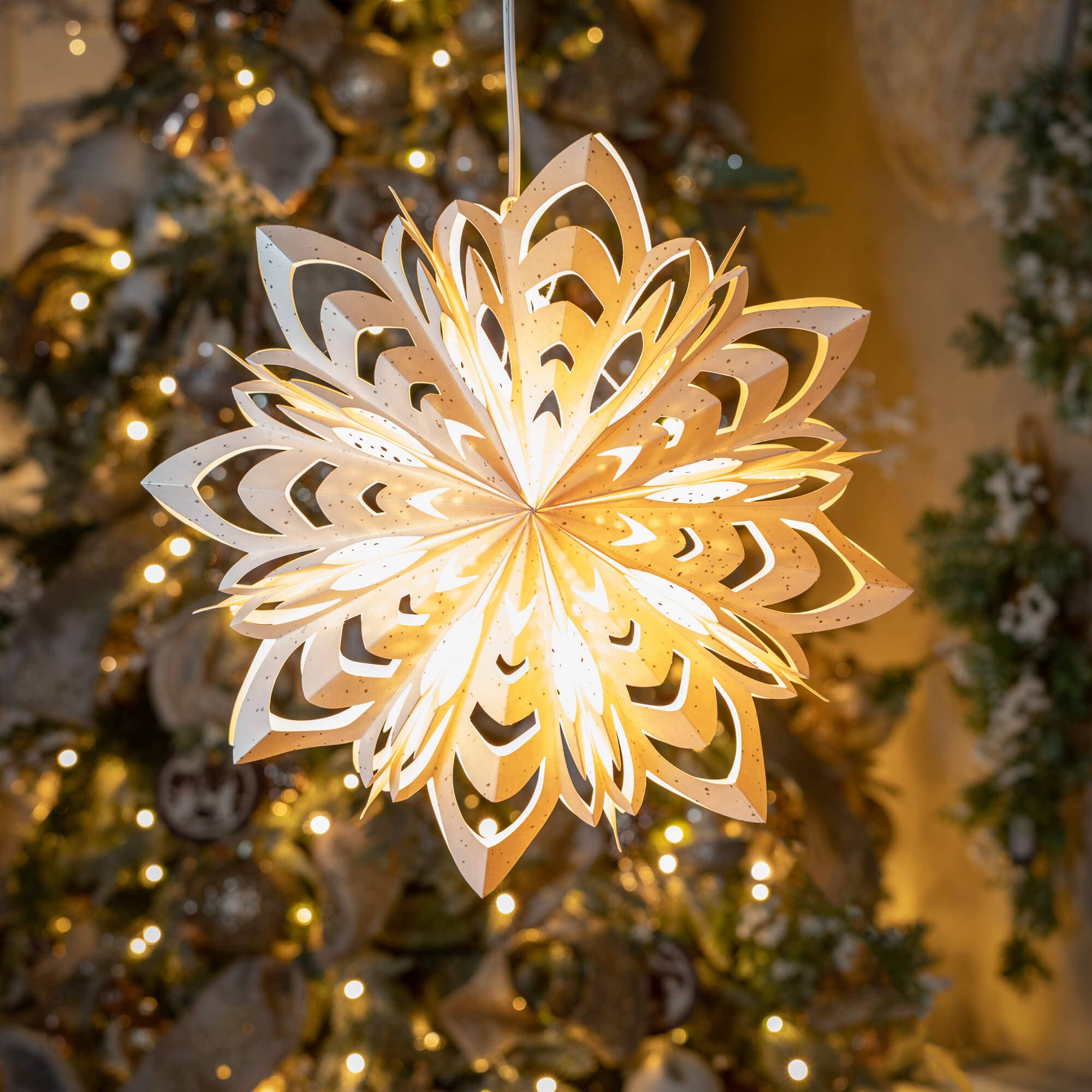 Paper Snowflake, Geometric (19in dia)