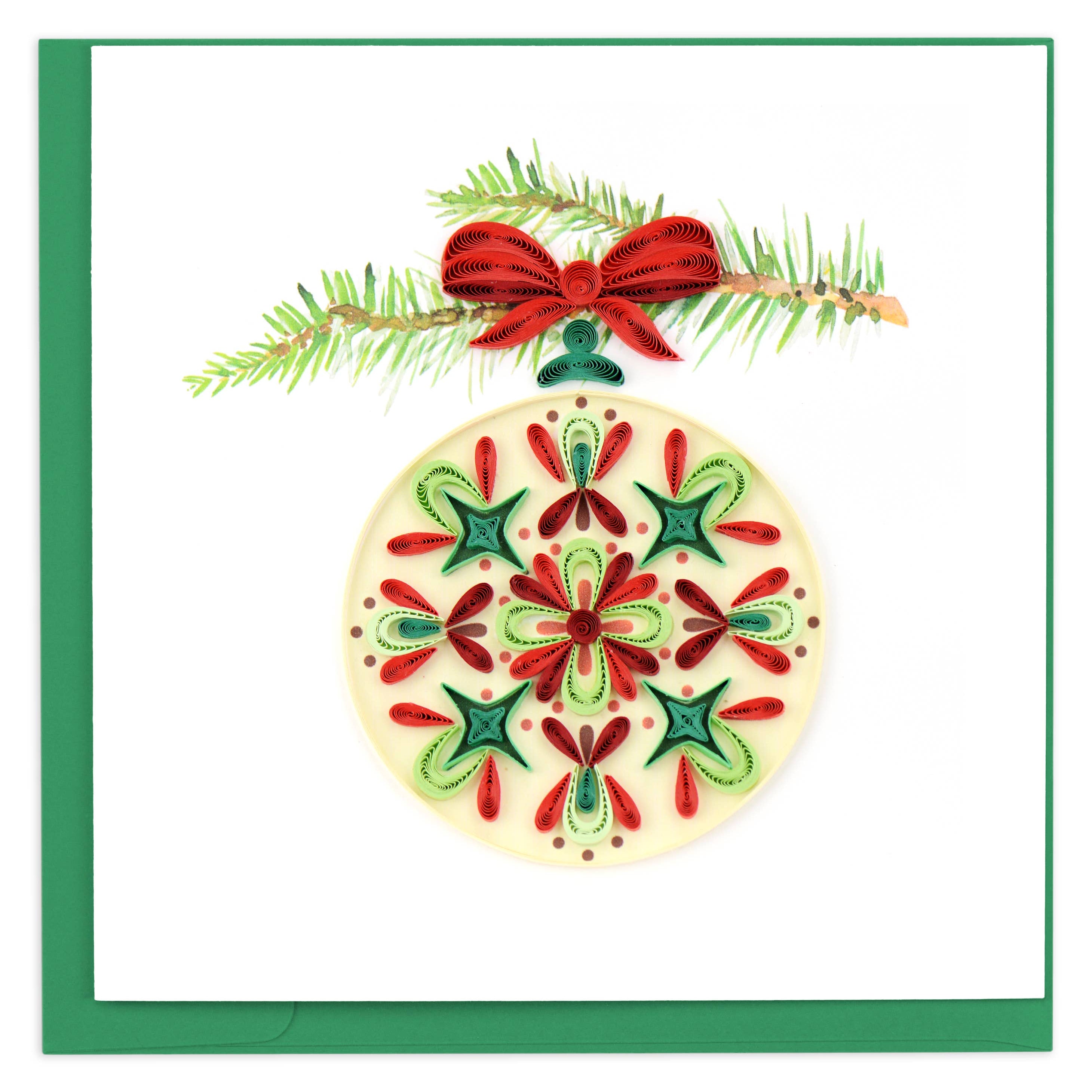 Card, Ornament - Quilling Card (6in sq, with envelope)