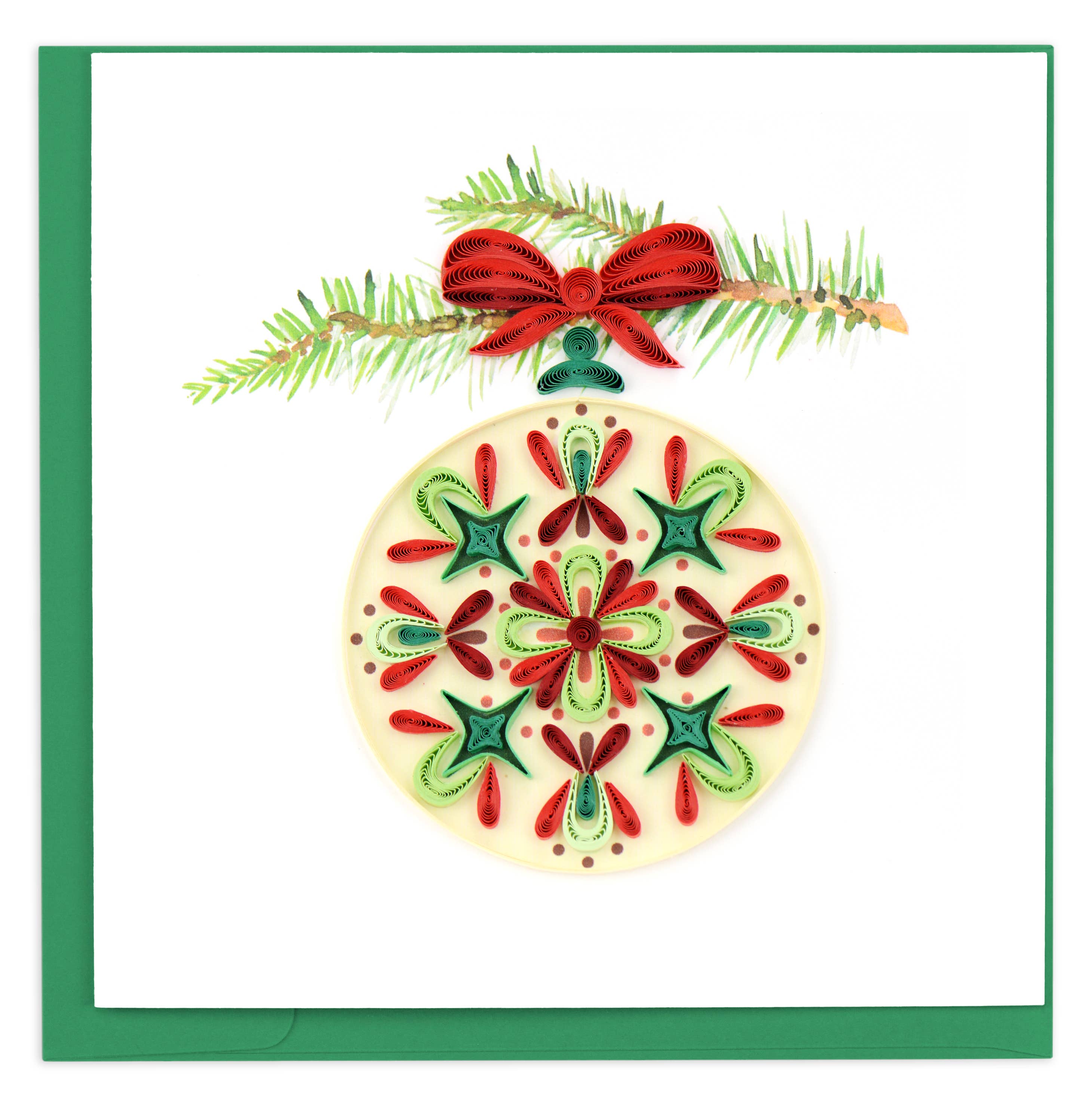 Card, Ornament - Quilling Card (6in sq, with envelope)
