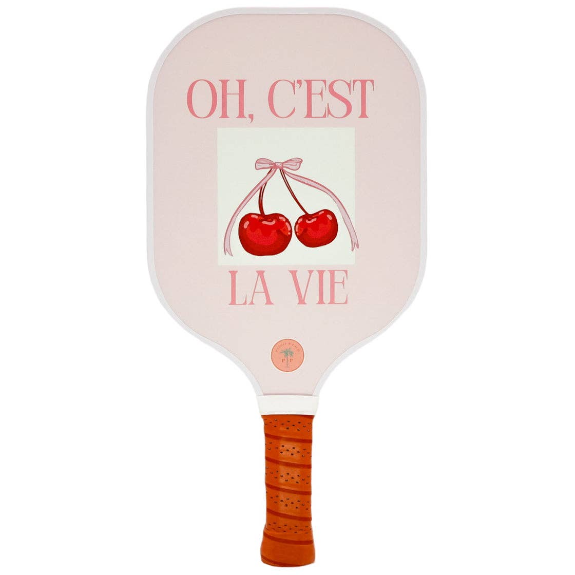 Pickleball Paddle, 'Oh, C'est la vie' - Paddle & Palm Pickleball