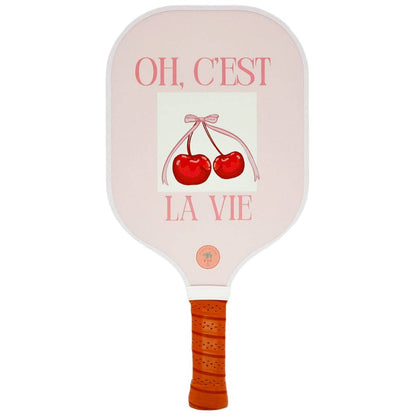 Pickleball Paddle, 'Oh, C'est la vie' - Paddle & Palm Pickleball