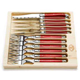 Cutlery Set, Fruity Red (12-piece) - Jean Dubost Laguiole
