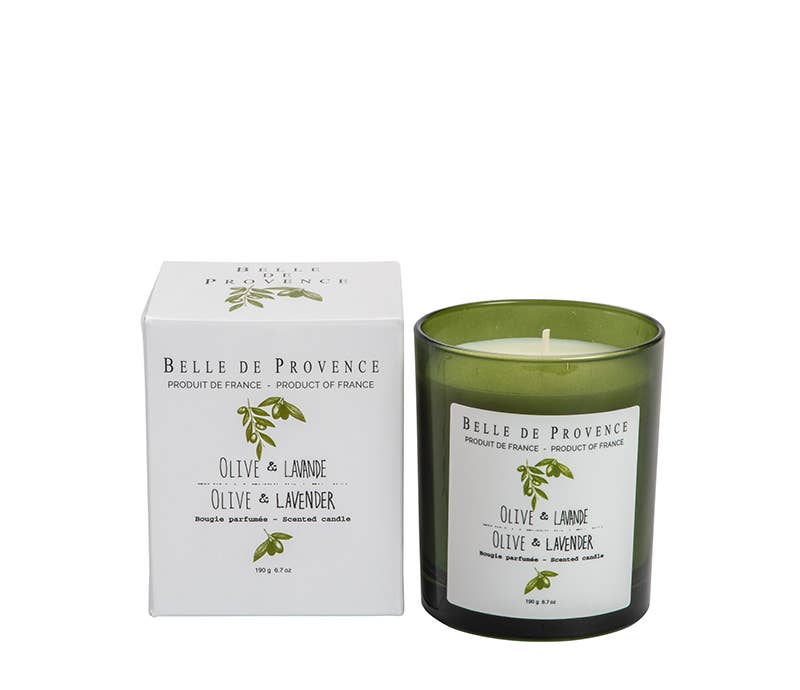 Candle, Lavender Scented - Belle De Provence (6oz / 190g)
