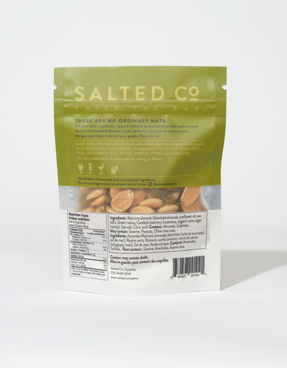 Marcona Almonds, Candied Rosemary & Raisin - Salted Co. (4.8oz / 135g)