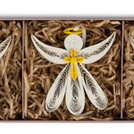 Ornament, Quilled Angel Box Set - Quilling Card