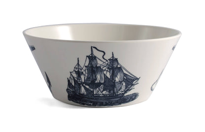 Scrimshaw Large Serving Bowls, Melamine (Set of 4) - THOMASPAUL (11.25in dia x 4.75in high)