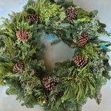 Winter Greens Wreath