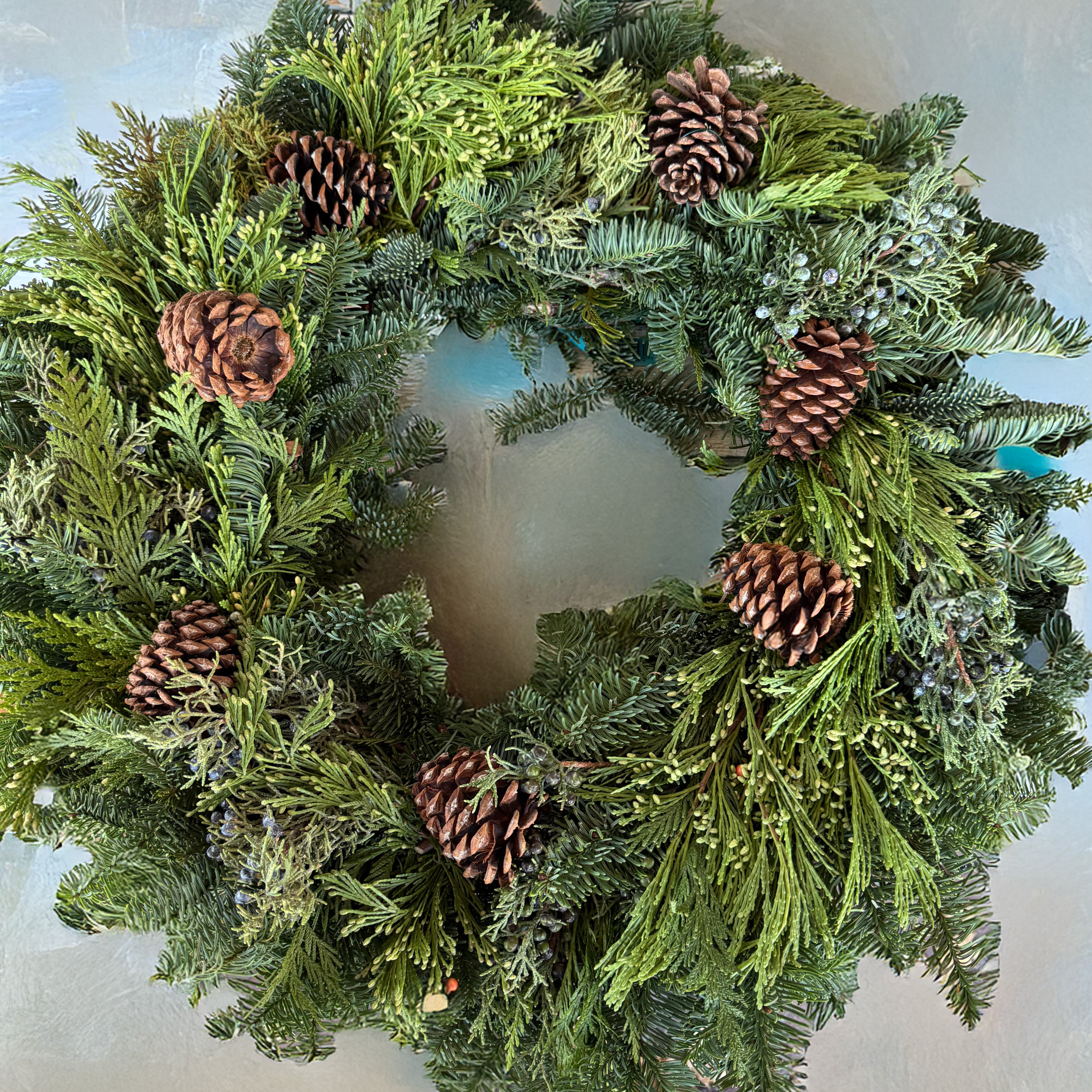 Winter Greens Wreath
