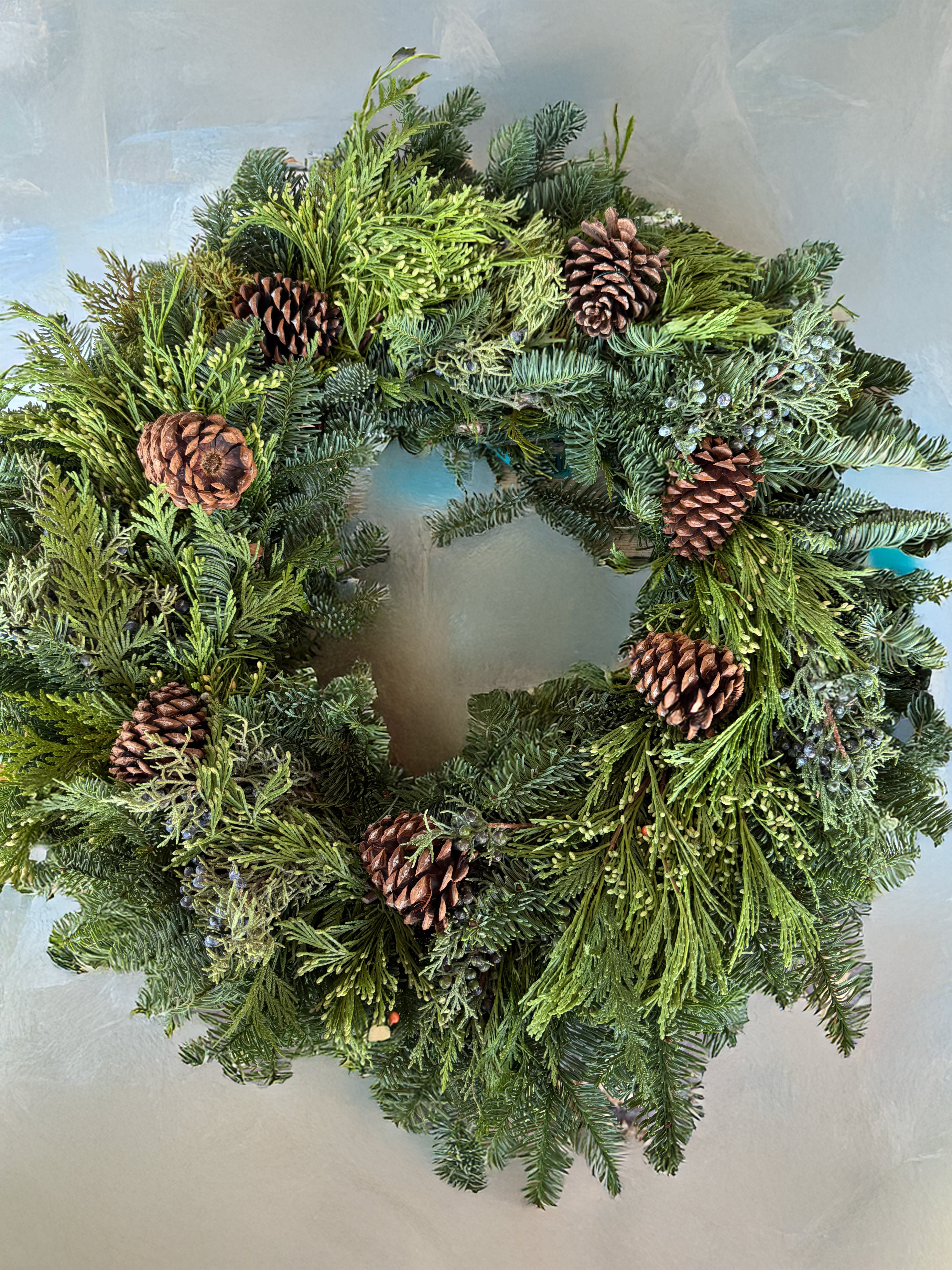 Winter Greens Wreath