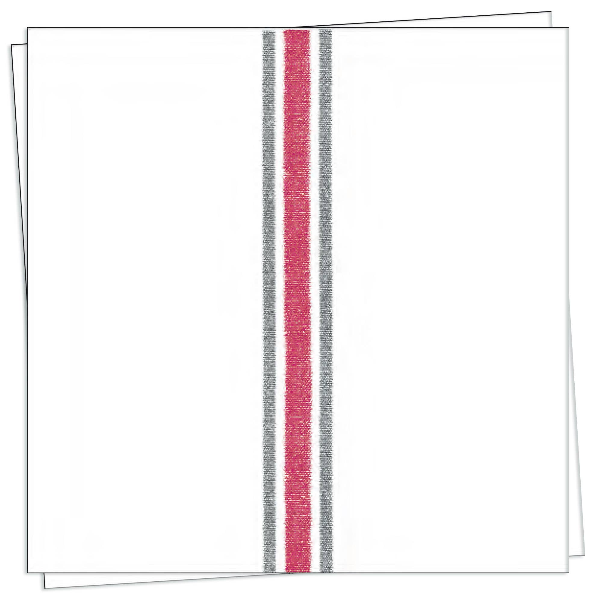 Dinner Napkin, Torchon Bordeaux - Françoise Paviot