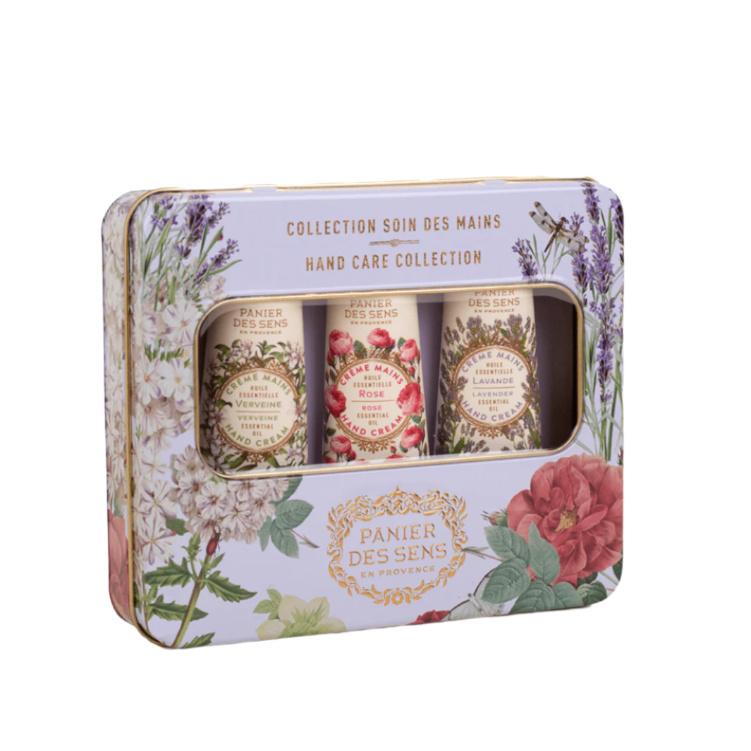 Hand Care Gift Set (Verbena, Rose, & Lavender) - Panier des Sens (3x 1oz / 30ml)