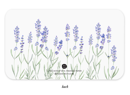 Place Cards, Lavender - E. Frances Paper (85 notes, 3.5in x 2.5in)
