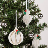 Ornament, Quilled Christmas Ornaments Box Set - Quilling Card