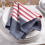 Striped Placemats, Red & Blue (14in x 20in)