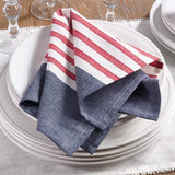 Striped Placemats, Red & Blue (14in x 20in)