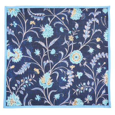 Mughal Dinner Napkins, Set of 4 - Siren Song (20in sq)