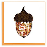 Card, Acorn - Quilling Card (6in sq, with envelope)
