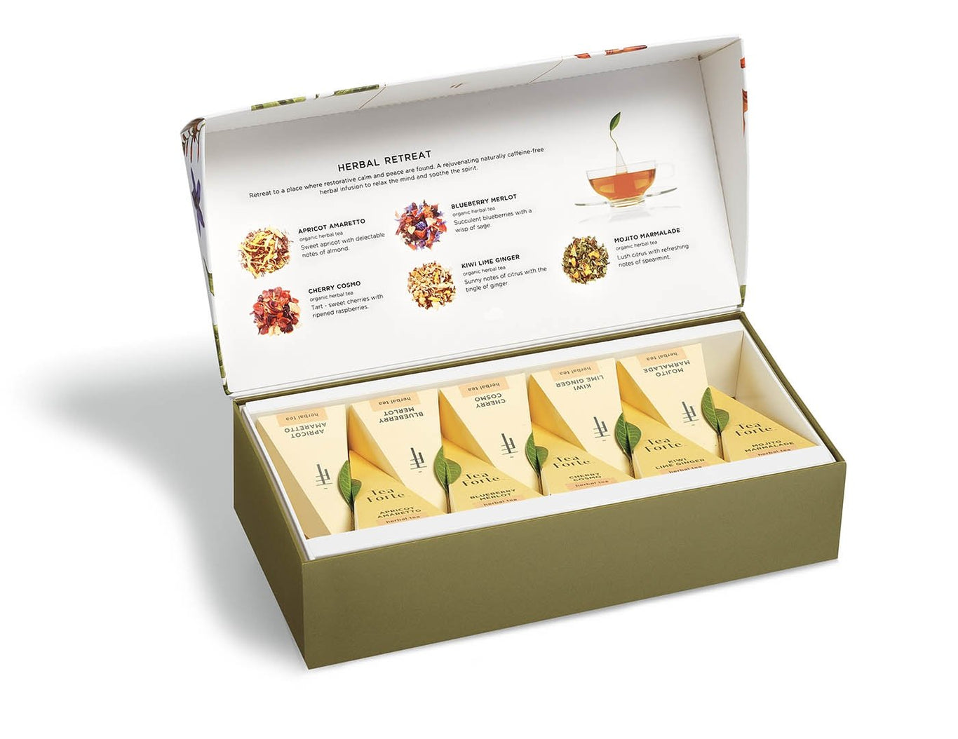Herbal Retreat Petite Presentation Box - Tea Forte (1.1oz / 30g)