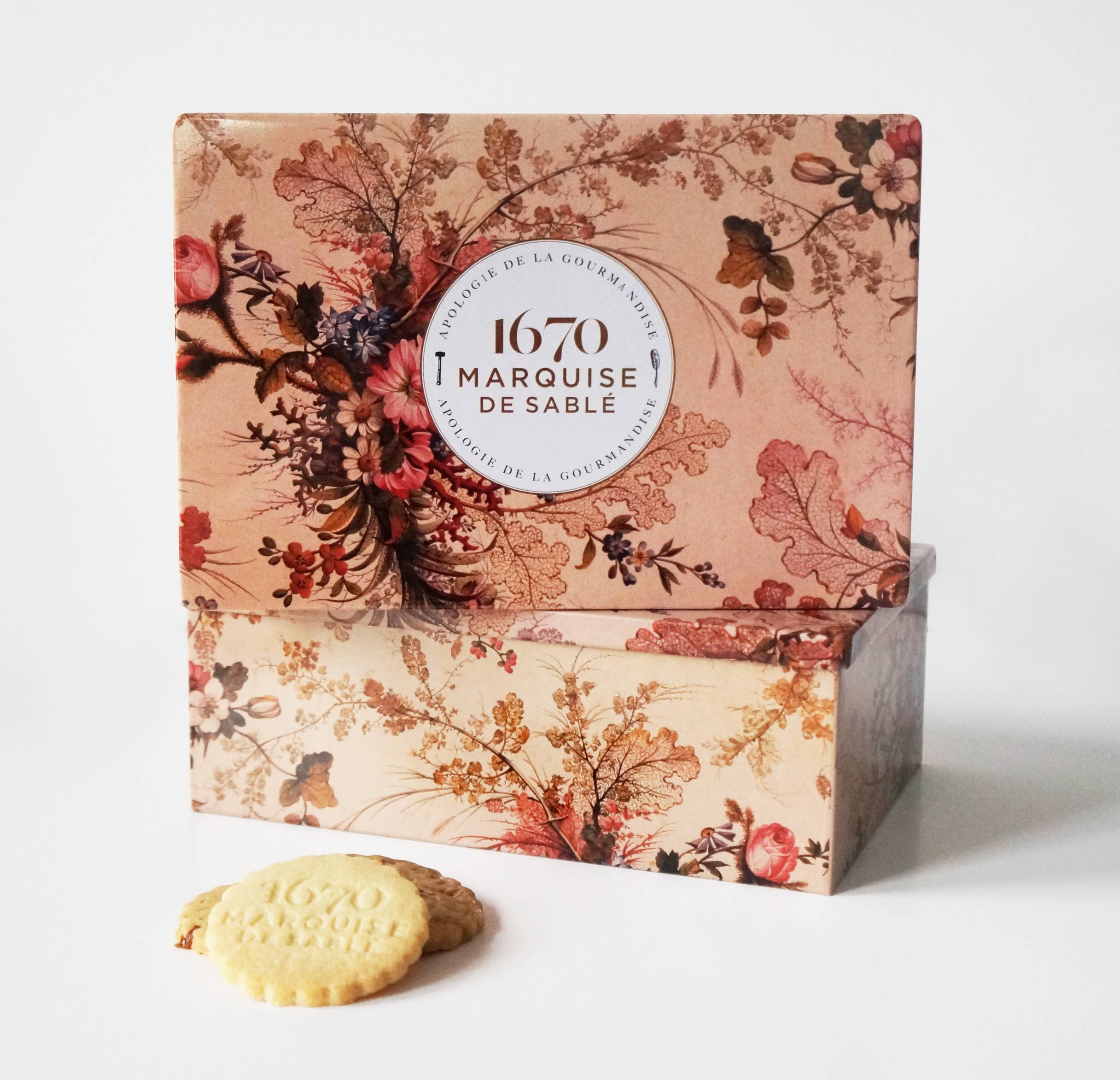 Shortbread Cookie Tin, 'Songe dans un Sous Bois' - La Sablésienne (10.6oz / 300g)