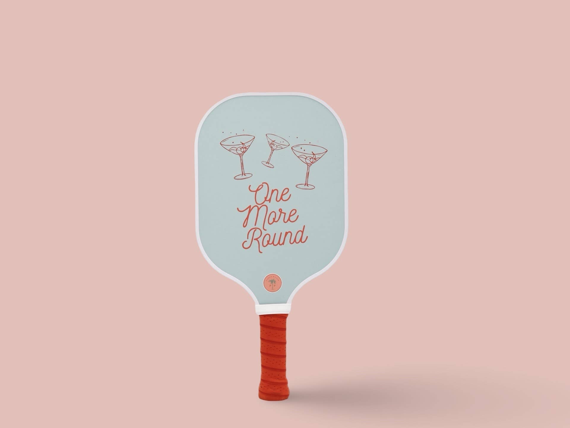 Pickleball Paddle, 'One More Round' - Paddle & Palm