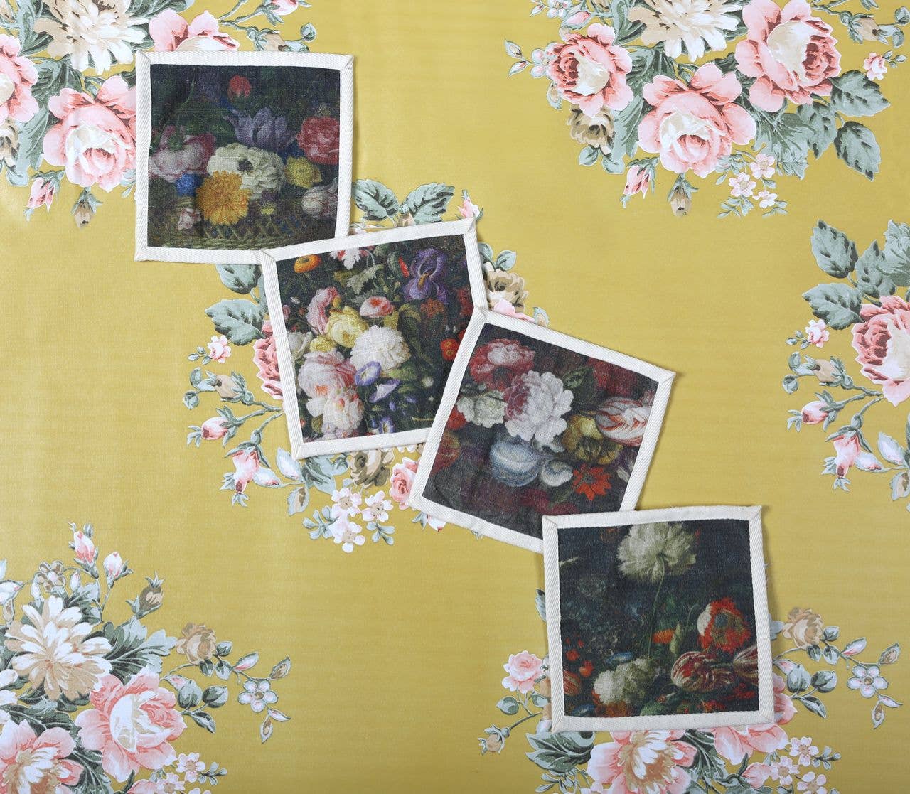 Bouquet Cocktail Napkins, Set of 4 - Siren Song