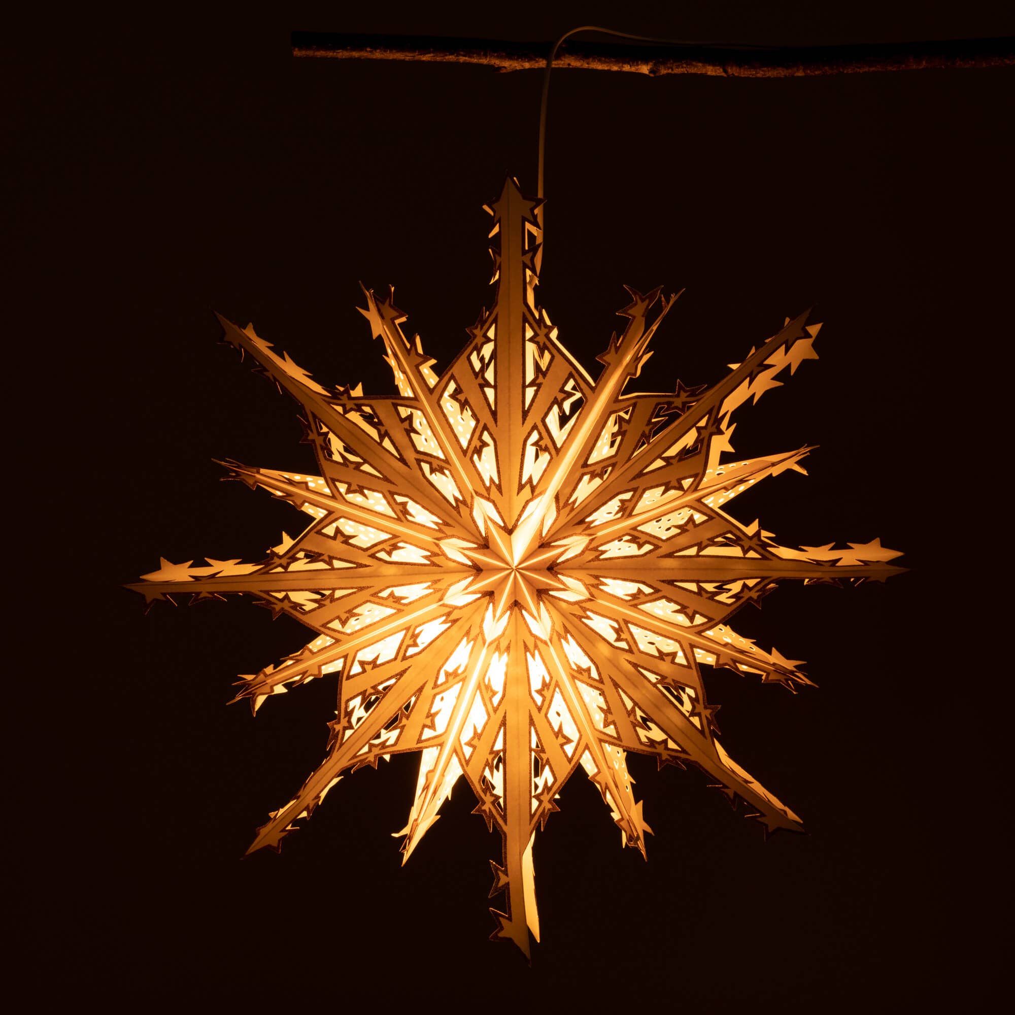 Paper Snowflake, Burst (20.5in dia)