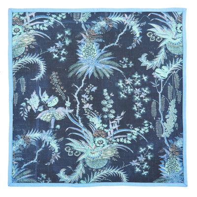 Mughal Dinner Napkins, Set of 4 - Siren Song (20in sq)