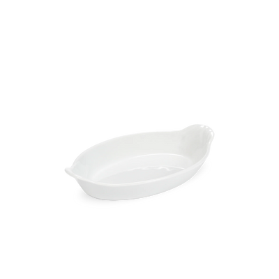 Everyday 9.5in Oval Ear Dish - Pillivuyt (9.5in L x 5.5in W x 1.75in H)