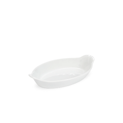 Everyday 9.5in Oval Ear Dish - Pillivuyt (9.5in L x 5.5in W x 1.75in H)