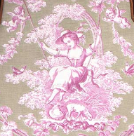 Sand & Rose Toile Mini Tote - General Knot & Co.