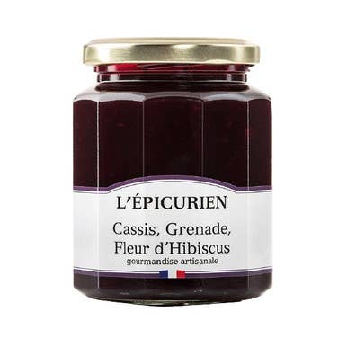 Blackcurrant, Pomegranate & Hibiscus Preserve - L'Epicurien (11.3oz / 320g)