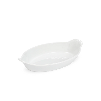 Everyday 10in Oval Ear Dish - Pillivuyt (10in L x 6.25in W x 2in H)