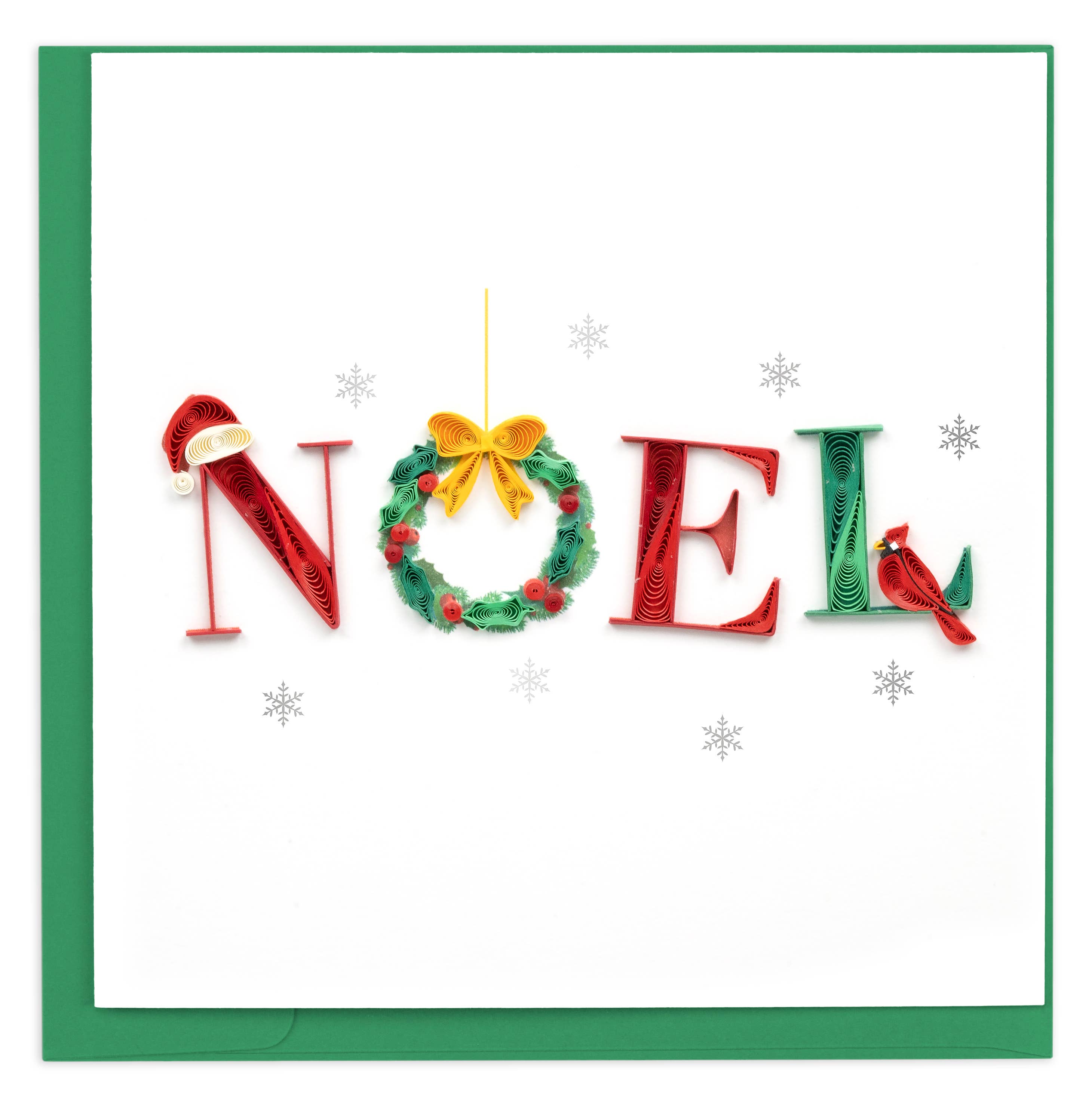 Card, Noêl - Quilling Card (6in sq, with envelope)