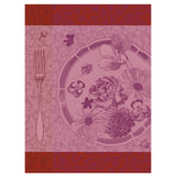 Tea Towel Fleurs À Croquer (Flower) - Le Jacquard Français (24in x 31in)