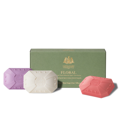 Floral Three-Soap Gift Set - Caswell-Massey (10.5oz / 300g each)