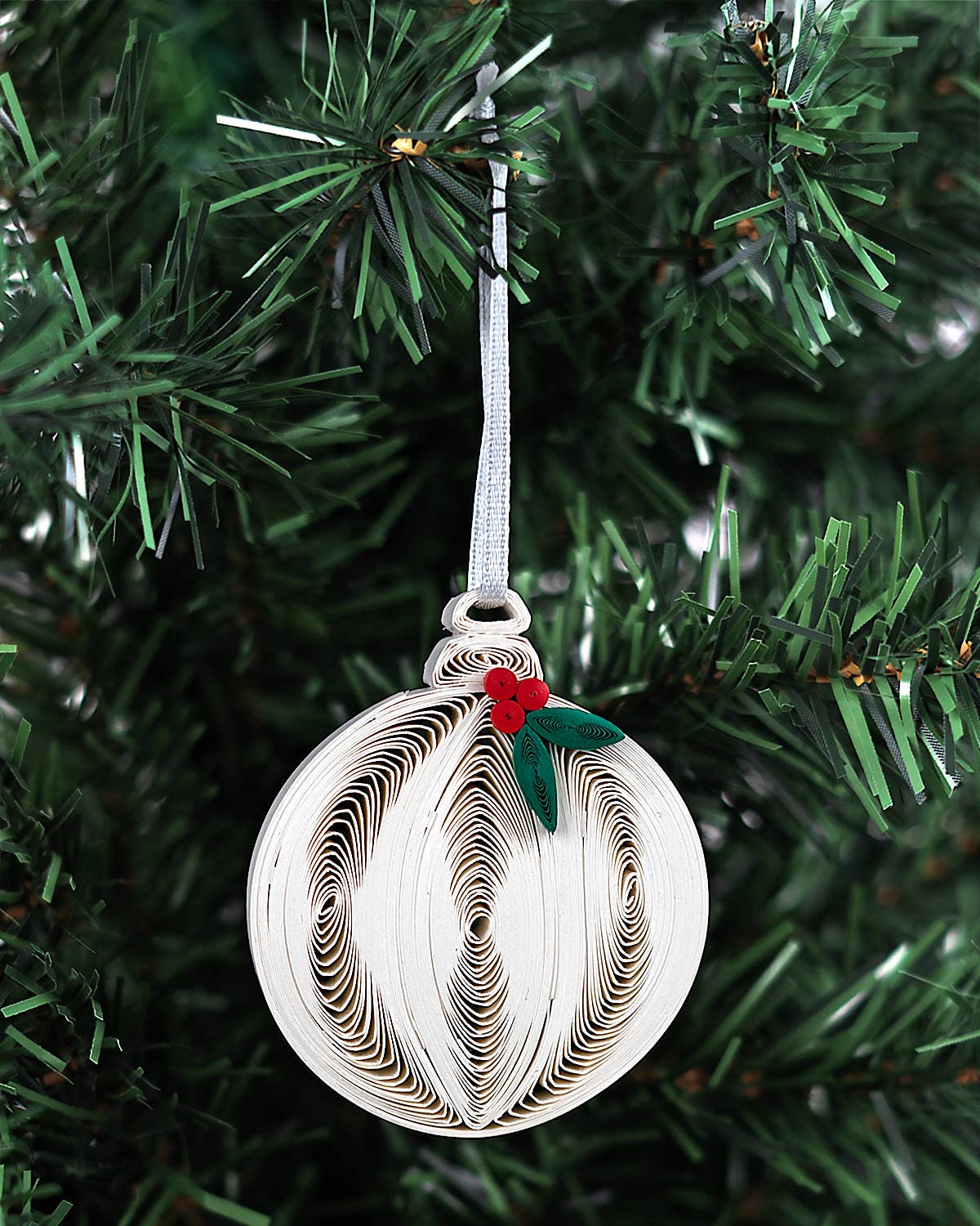 Ornament, Quilled Christmas Ornaments Box Set - Quilling Card