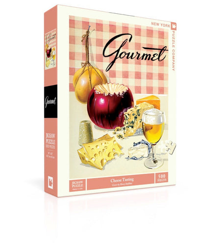 Jigsaw Puzzle, Cheese Tasting (Gourmet) - New York Puzzle Company (500 pieces)